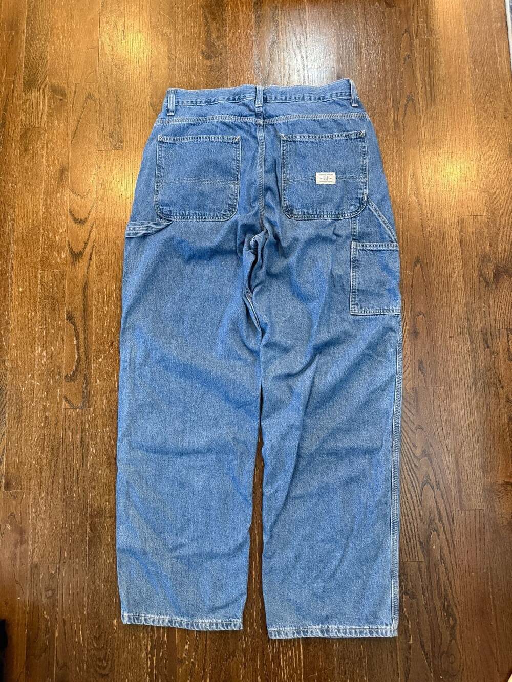 Vintage Baggy Gap Carpenter Jeans 35x32, measures 32x31 - Picture 4 of 8